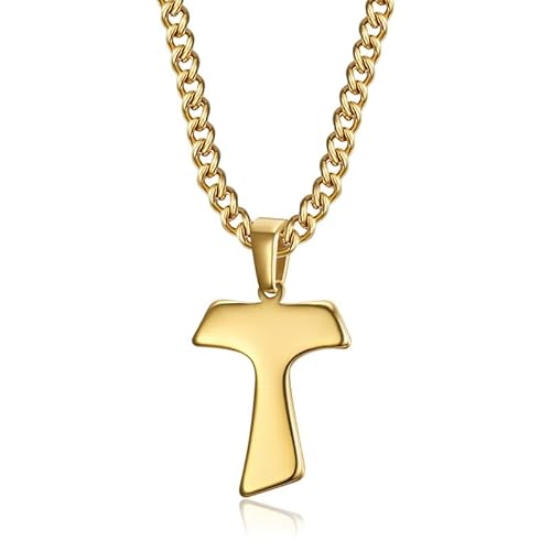 BOBIJOO JEWELRY - Pendentif Collier Croix en Tau de Saint Antoine Chevalier T Acier Or Doré Plaqué Chaîne BOBIJOO JEWELRY - Pendentif Collier Croix en Tau de Saint Antoine Chevalier T Acier Or Doré Plaqué Chaîne von BOBIJOO JEWELRY