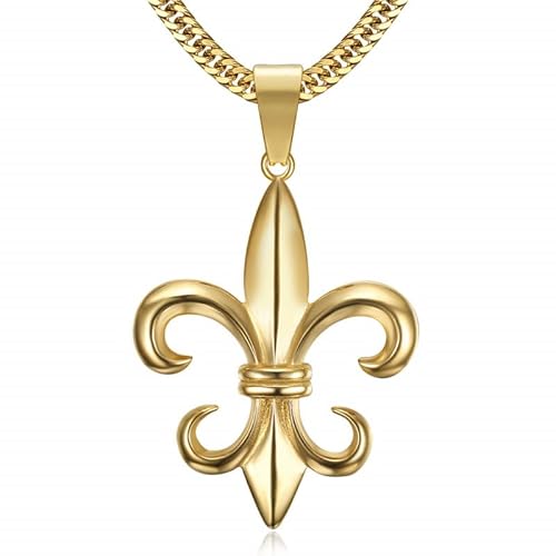 BOBIJOO JEWELRY - Pendentif Collier Fleur de LYS Homme Acier inoxydable Doré Or Plaqué Royaliste BOBIJOO JEWELRY - Pendentif Collier Fleur de LYS Homme Acier inoxydable Doré Or Plaqué Royaliste von BOBIJOO JEWELRY