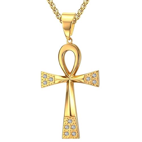 BOBIJOO JEWELRY - Pendentif Collier Homme Femme Croix de Vie Ankh Egyptienne Acier inoxydable Argent ou Or Chaîne - N03 BOBIJOO JEWELRY - Pendentif Collier Homme Femme Croix de Vie Ankh Egyptienne Acier inoxydable Argent ou Or Chaîne - N03 von BOBIJOO JEWELRY