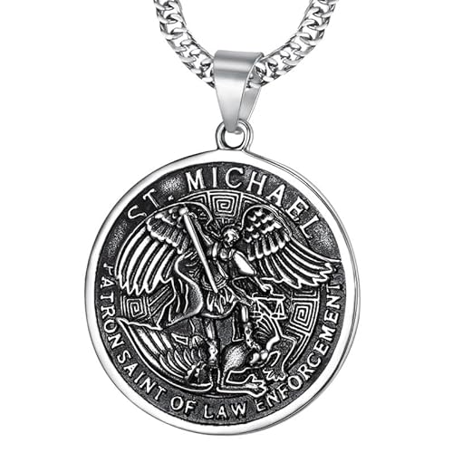 BOBIJOO JEWELRY - Pendentif Médaille Saint Michel Michael Archange Patron Police Forces de l'Ordre Acier 316L Chaîne BOBIJOO JEWELRY - Pendentif Médaille Saint Michel Michael Archange Patron Police Forces de l'Ordre Acier 316L Chaîne von BOBIJOO JEWELRY