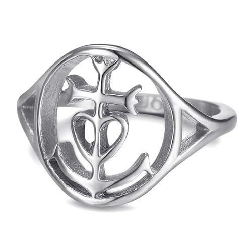 BOBIJOO JEWELRY - Bague Croix de Camargue Cintrée Femme en Acier inoxydable Argenté - 18,5 (8 US) BOBIJOO JEWELRY - Bague Croix de Camargue Cintrée Femme en Acier inoxydable Argenté - 18,5 (8 US) von BOBIJOO JEWELRY