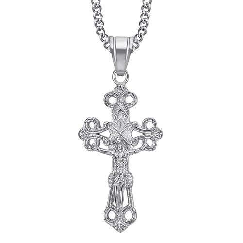 BOBIJOO Jewelry - Anhänger Kreuz filigran Gold Edelstahl versilbert BOBIJOO Jewelry - Anhänger Kreuz filigran Gold Edelstahl versilbert von BOBIJOO JEWELRY