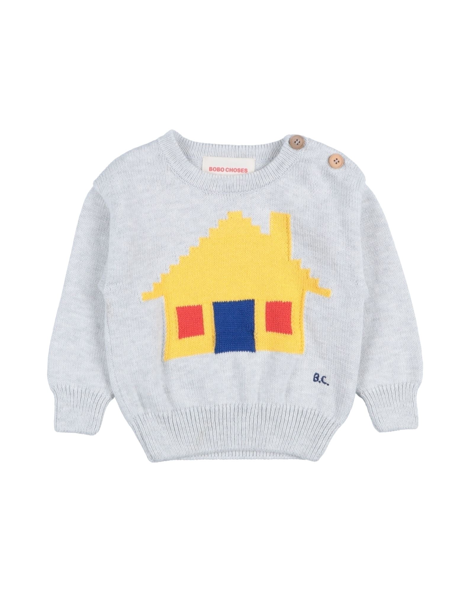 BOBO CHOSES Pullover Kinder Hellgrau von BOBO CHOSES