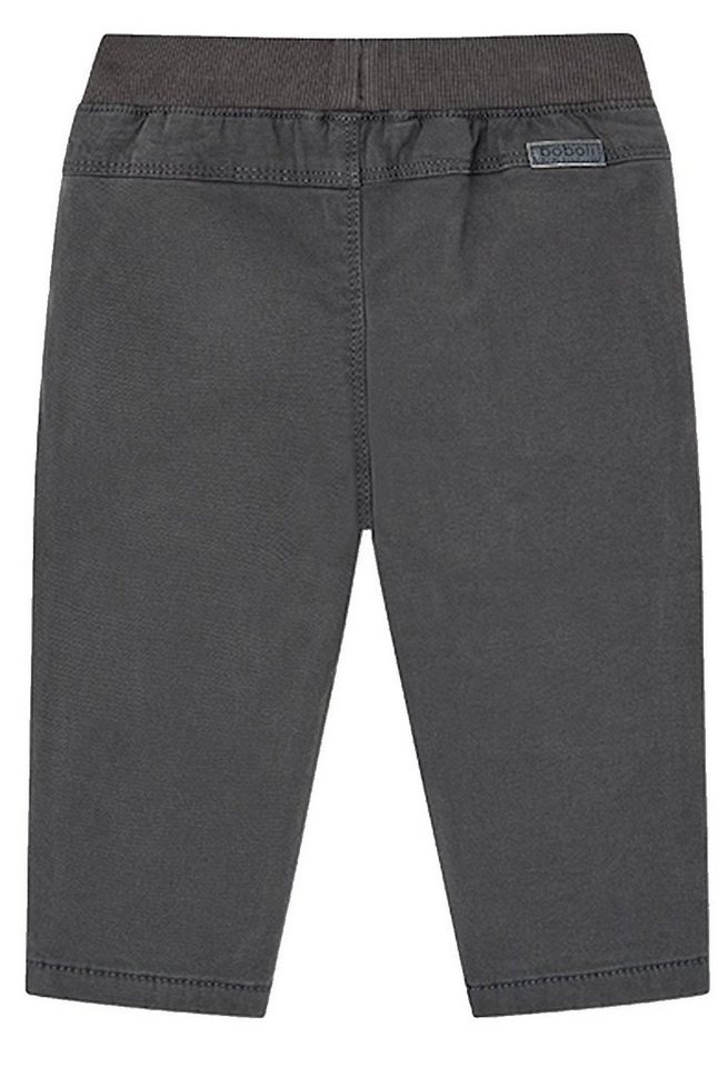 BÒBOLI Thermohose BÒBOLI Hose Gabardine anthrazit gefüttert (1-tlg) von BÒBOLI