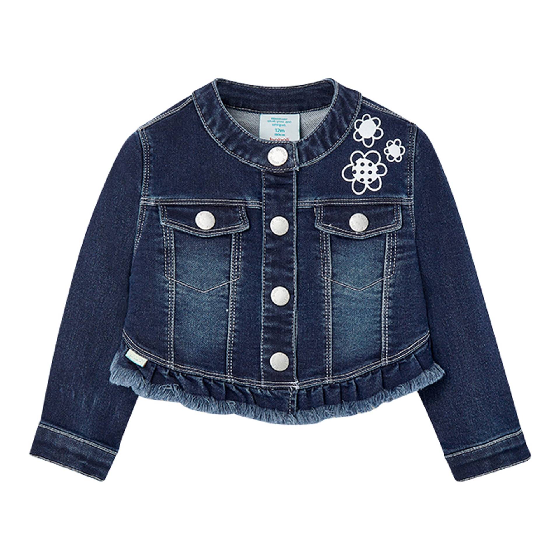 Boboli Jeansjacke Blumen von BOBOLI