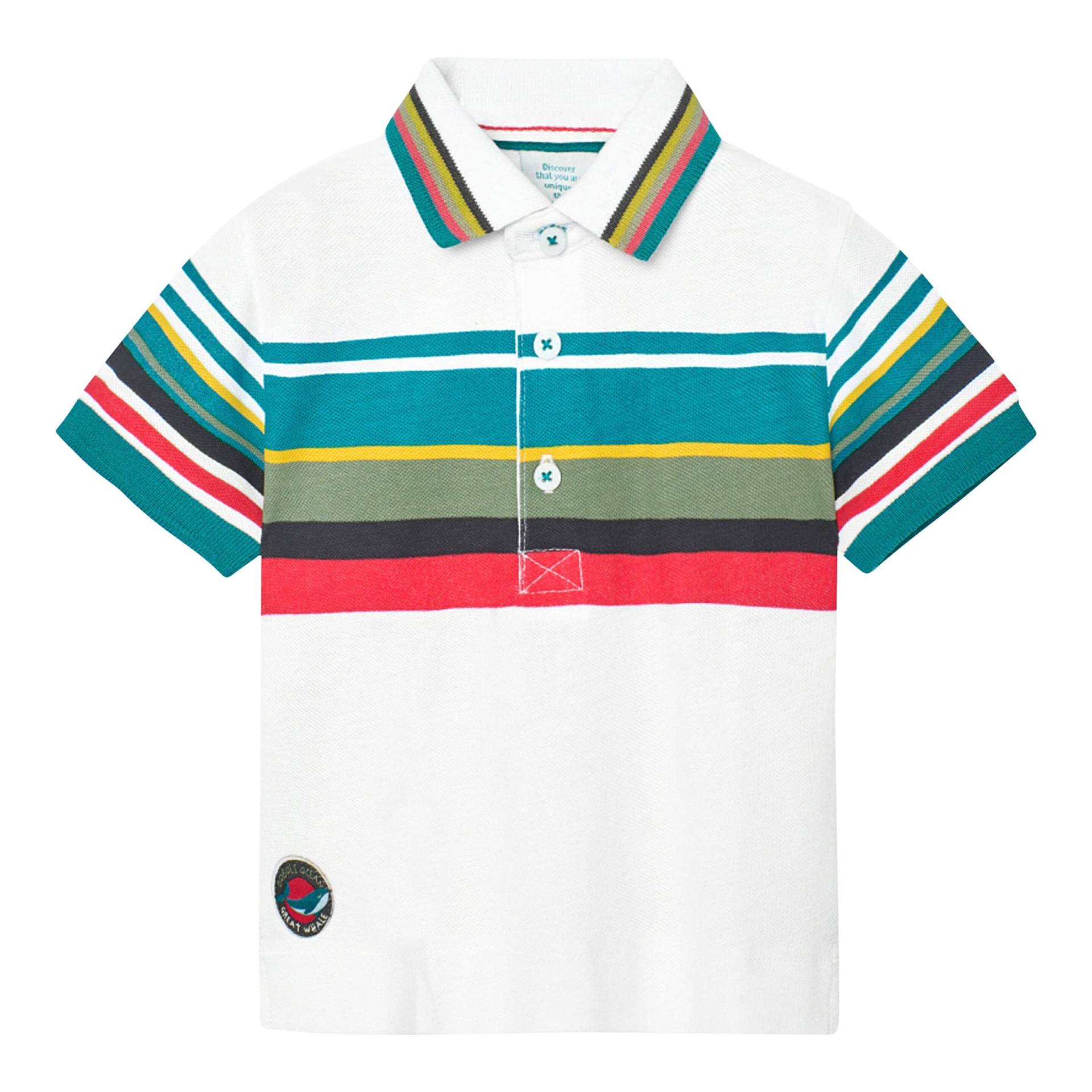 Boboli Polo-T-Shirt Streifen Piqué von BOBOLI