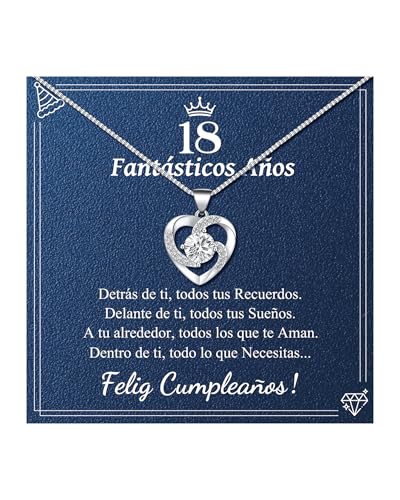 BOCHOI 18. Geburtstag Geschenke für Mädchen, Geburtstag oder Weihnachten Halskette für Tochter Freundinnen, Freunde von BOCHOI