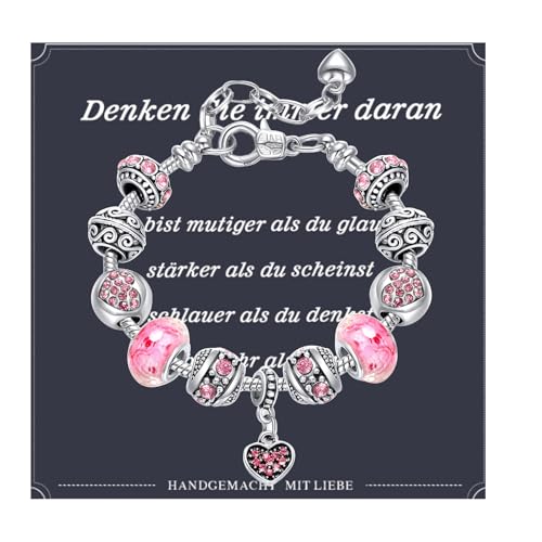 BOCHOI Armband Mädchen Armband Kinder Geschenke für Teenager Mädchen Kristall einstellbare Mädchen Armband Geburtstag Geschenke Weihnachten Geschenke Kinderschmuck von BOCHOI