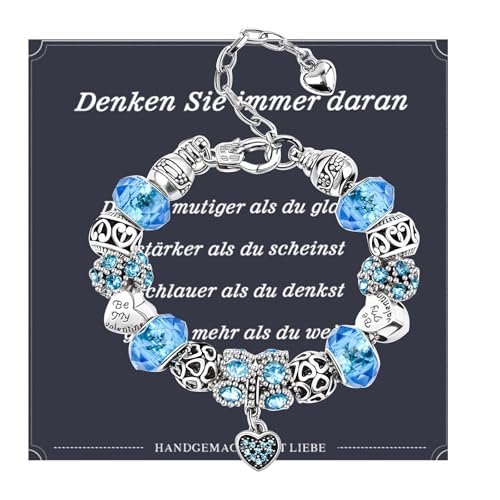 BOCHOI Armband Mädchen Armband Kinder Geschenke für Teenager Mädchen Kristall einstellbare Mädchen Armband Geburtstag Geschenke Weihnachten Geschenke Kinderschmuck von BOCHOI