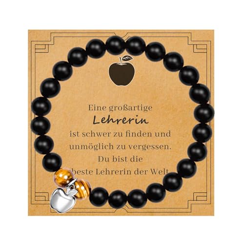 BOCHOI Lehrer Geschenk Armbänder Abschiedsgeschenk Geschenk für Lehrer Coole Abschied Schmuck Herren Damen von BOCHOI