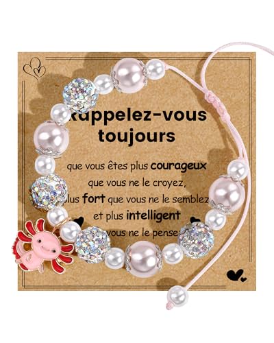 BOCHOI Salamander Mädchen Armband Mädchen Geschenk Perlenarmband Geburtstag Weihnachten Abschluss FR von BOCHOI