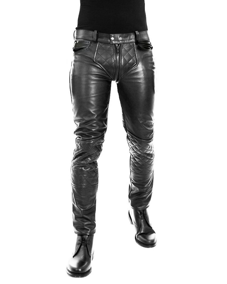 Lederhose Bockle® 1 GAY-ZIP Herren Lederhose Lederjeans mit durchgehendem Reißverschluss von BOCKLE