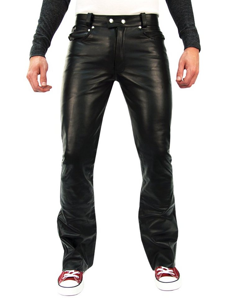 Lederhose Bockle® 1970 Bootcut Herren Lederhose Lederjeans von BOCKLE