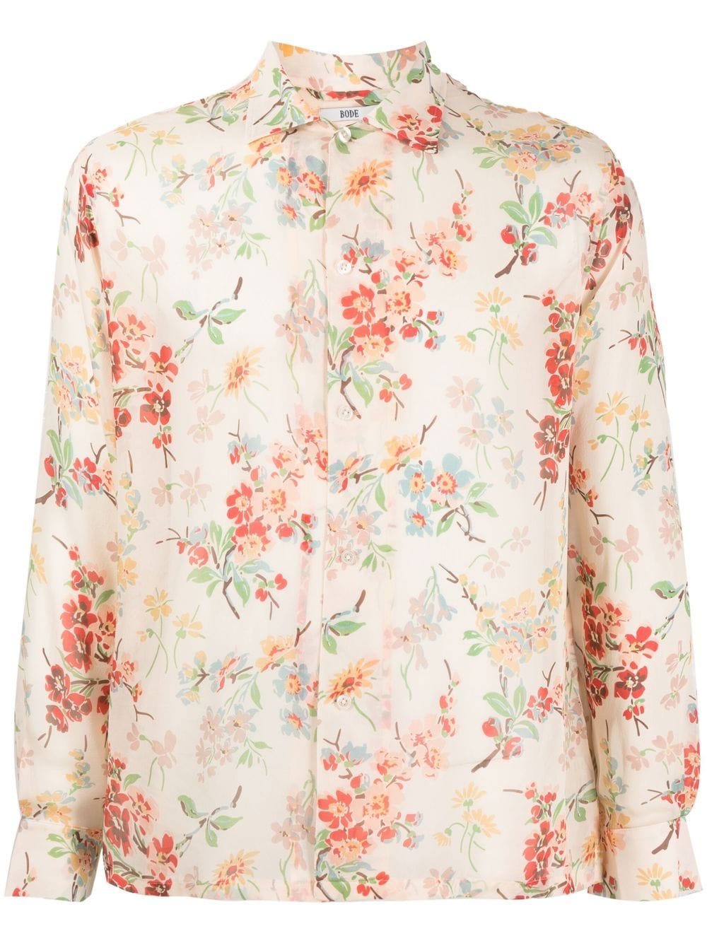 BODE Hemd mit Blumenmuster - Rosa von BODE
