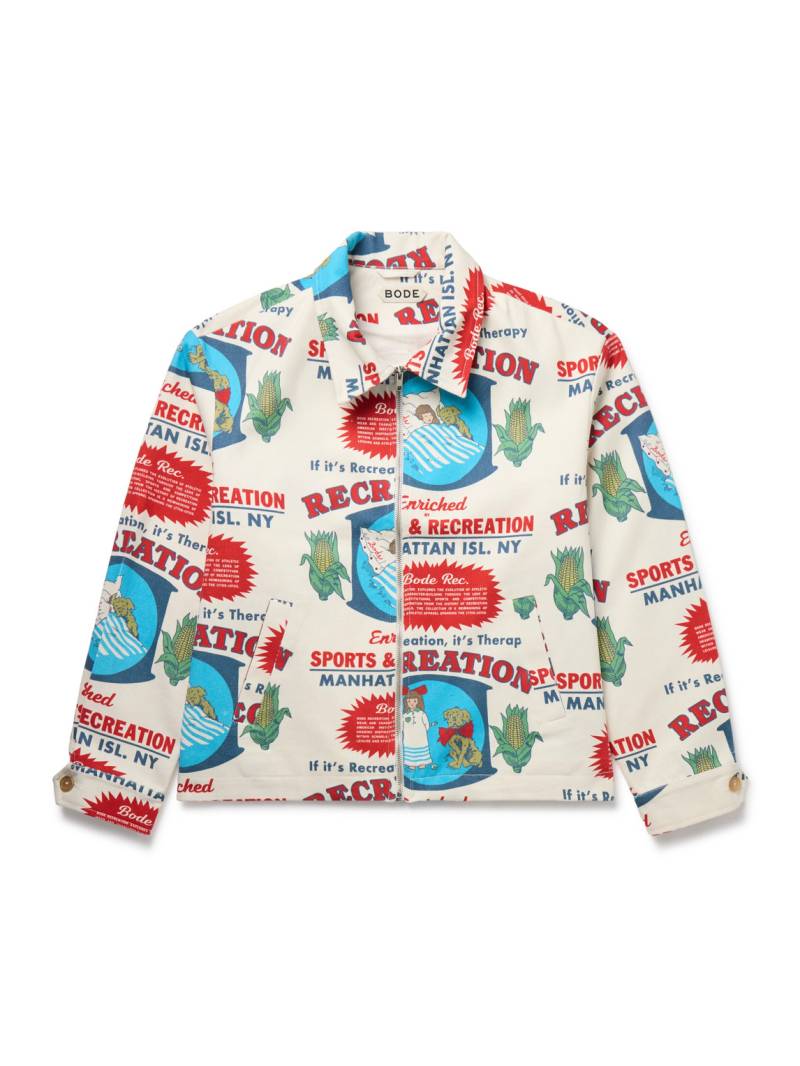 BODE - Rec. Enrichment Printed Cotton-Twill Jacket - Men - Red - XL von BODE