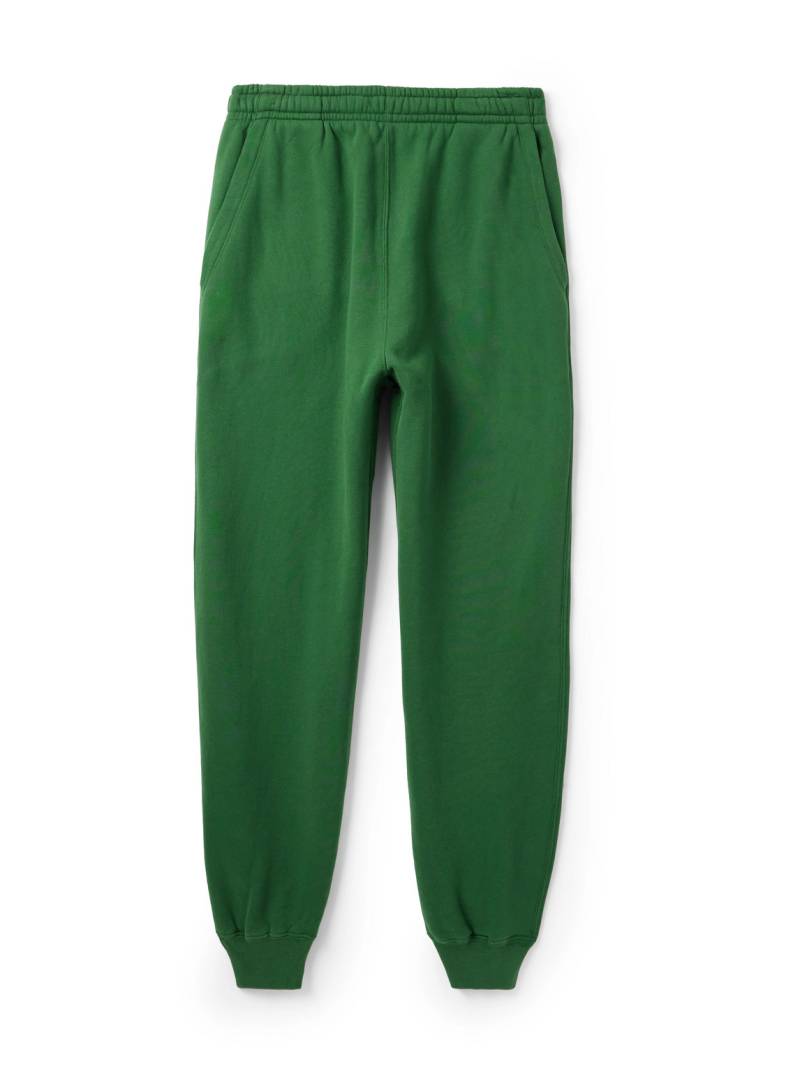 BODE - Tapered Cotton-Jersey Sweatpants - Men - Green - S von BODE