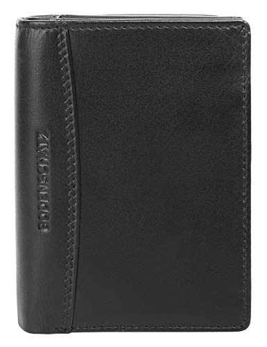 Bodenschatz Geldbörse PRINESS Echt Leder schwarz Herren - 020149 von Bodenschatz