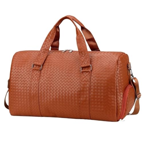 Reise Kleidersack Reisetasche 18-Zoll-Reisetasche Für Damen, Weekender, Handgepäck, Schultertasche, PU-Leder, Sporttasche Handgepäck-Kleidersack Kleidersäcke für Reisen ( Color : A , Size : 480*230*28 von BODHIS