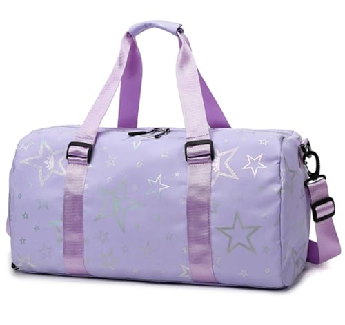 Reise Kleidersack Reisetasche 18-Zoll-Sporttasche Für Herren Und Damen, Mit Nassfach Und Schuhfach Handgepäck-Kleidersack Kleidersäcke für Reisen (Color : D, Size : 48 * 23 * 25cm) von BODHIS