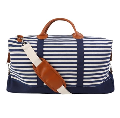 Reise Kleidersack Reisetasche Reisetaschen Mit Reißverschluss, Canvas-Tasche, Weekender-Übernachtungstasche Für Damen, Handgepäck-Seesack Handgepäck-Kleidersack Kleidersäcke für Reisen (Color : B, S von BODHIS