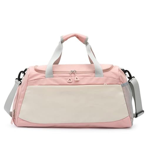 Reise Kleidersack Reisetasche Weekender-Reisetasche Für Damen Und Herren, Große Reisetasche Mit Schuhfach Und Nassfach Handgepäck-Kleidersack Kleidersäcke für Reisen ( Color : C , Size : 50*23*27cm ) von BODHIS