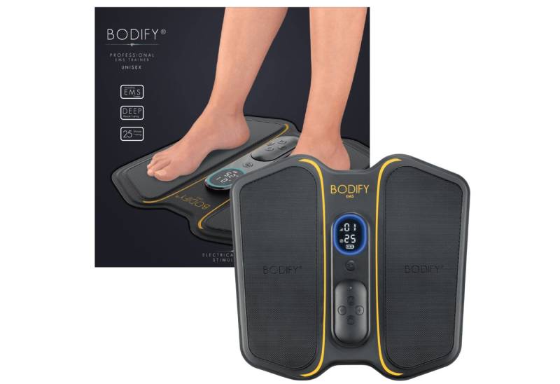 BODIFY EMS-Fußmassage-Gerät Pro - Gezielte Stimulation der Fuß- & Unterschenkelmuskulatur BODIFY EMS-Fußmassage-Gerät Pro - Gezielte Stimulation der Fuß- & Unterschenkelmuskulatur von BODIFY