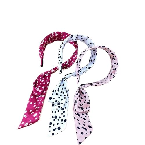 3 x einseitiges Haarband, gepunktetes Haarband, süße Haarnadel (Nr. 01) von BODOBTF