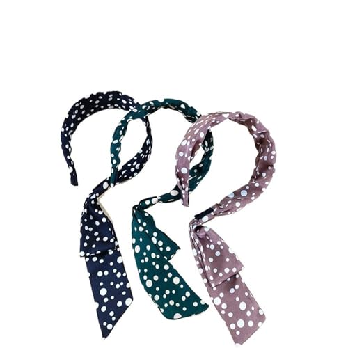 3 x einseitiges Haarband, gepunktetes Haarband, süße Haarnadel (Nr. 02) von BODOBTF