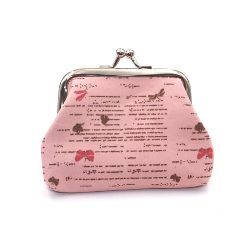 BODOBTF 1 x Damen-Geldbörse, niedliches Eulenmuster, bedruckt, Haspe, kleine Geldbörse, niedliche Münzgeldbörse, 1 Stück - 11, Einheitsgröße von BODOBTF