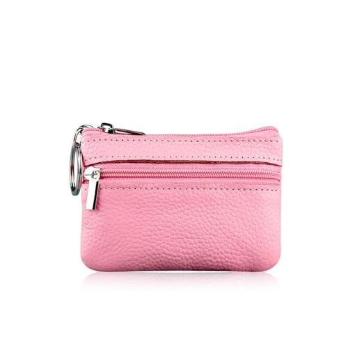 Damen-Geldbörse aus echtem Leder, individuelle Geschenke, Mädchen, Reißverschluss, Münzgeldbörse, Aufbewahrungstasche, Beutel, rose, 2PCS Damen-Geldbörse aus echtem Leder, individuelle Geschenke, Mädchen, Reißverschluss, Münzgeldbörse, Aufbewahrungstasche, Beutel, rose, 2PCS von BODOBTF