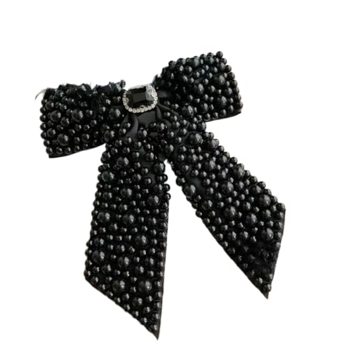 Haarspange mit süßen Perlen und Schleife, für Damen, modisch, Y2K, Haarschmuck, Haarnadel (1) von BODOBTF