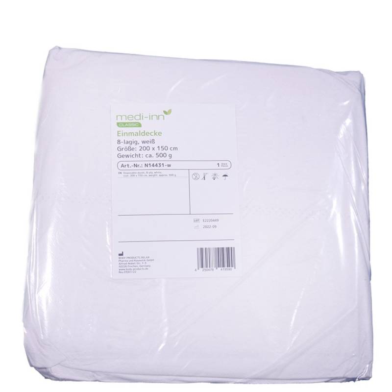 BODY PRODUCTS Relax Pharma und Kosmetik GmbH Erste-Hilfe-Set Medi-Inn® Einmaldecke 8-lagig 200 x 150 cm von BODY PRODUCTS Relax Pharma und Kosmetik GmbH