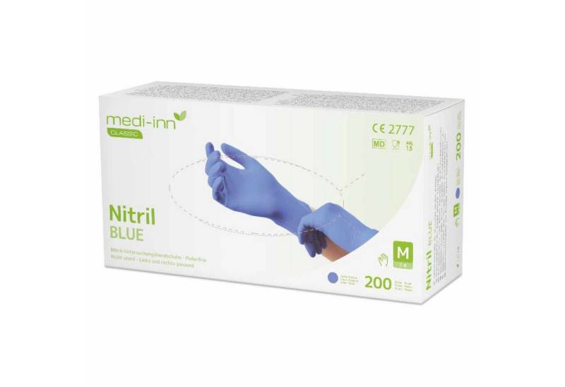 BODY PRODUCTS Relax Pharma und Kosmetik GmbH Nitril-Handschuhe Hygienehandschuhe Größe S – Einmalhandschuhe blau, 200 Stück von BODY PRODUCTS Relax Pharma und Kosmetik GmbH
