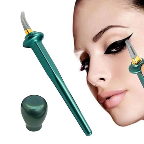 BODYA Eyeliner Guide Tools Wiederverwendbare Silikon Eyeliner Pinsel Wasserdicht Augen Liner Bleistift Pinsel Lidschatten Pinsel für Shaky Hands Anfänger Make-up Instrumente von BODYA
