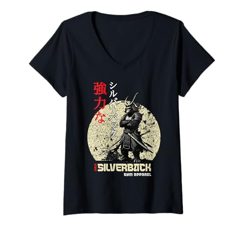 Damen 96,4% Silverback Gym Apparel, Bodybuilding, Strongman, Samu T-Shirt mit V-Ausschnitt Damen 96,4% Silverback Gym Apparel, Bodybuilding, Strongman, Samu T-Shirt mit V-Ausschnitt von BOEC Gear