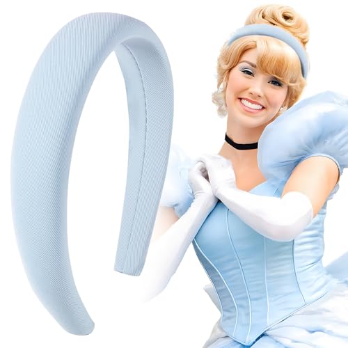 BOFUNX Haarreif Blau Haarreif Breit Haarband Stirnband Haarschmuck für Damen Mädchen von BOFUNX