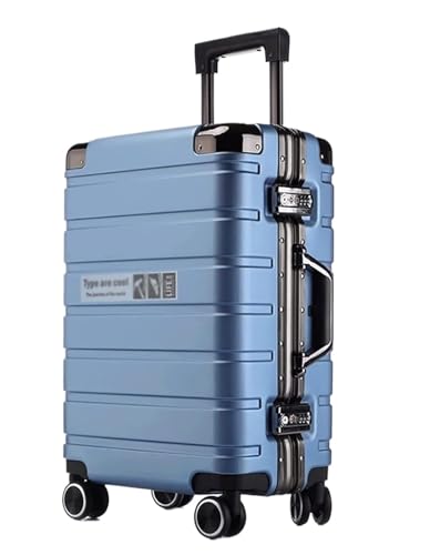 BOGAZY Koffer Trolley Hartschalenkoffer, Aufgegebenes Gepäck, Koffer Mit Spinnerrädern, Handgepäck Für Damen Und Herren Reisekoffer Rollkoffer (Color : H, Size : 26") von BOGAZY