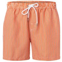 BOGGI MILANO Herren Badeshorts orange Gemustert von BOGGI MILANO