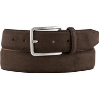 BOGGI MILANO Herren Gürtel braun Veloursleder von BOGGI MILANO