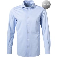 BOGGI MILANO Herren Hemd blau Jersey von BOGGI MILANO