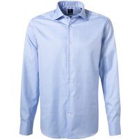 BOGGI MILANO Herren Hemd blau Slim Fit von BOGGI MILANO