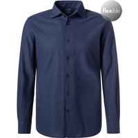 BOGGI MILANO Herren Hemd blau Jersey von BOGGI MILANO