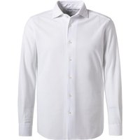 BOGGI MILANO Herren Hemd weiß Jersey von BOGGI MILANO