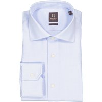 BOGGI MILANO Herren Hemd blau meliert Slim Fit von BOGGI MILANO