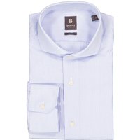 BOGGI MILANO Herren Hemd blau gestreift Slim Fit von BOGGI MILANO