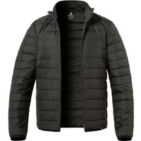 BOGGI MILANO Herren Daunenjacke schwarz Mikrofaser unifarben von BOGGI MILANO