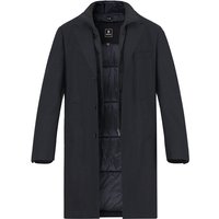 BOGGI MILANO Herren Mantel blau Fischgrat von BOGGI MILANO