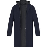 BOGGI MILANO Herren Mantel blau unifarben von BOGGI MILANO