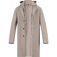 BOGGI MILANO Herren Mantel braun unifarben von BOGGI MILANO