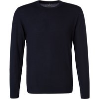 BOGGI MILANO Herren Pullover blau unifarben von BOGGI MILANO